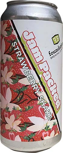 Foundation Jam Packed Strawberry Shake Sour 4pk Can 16oz